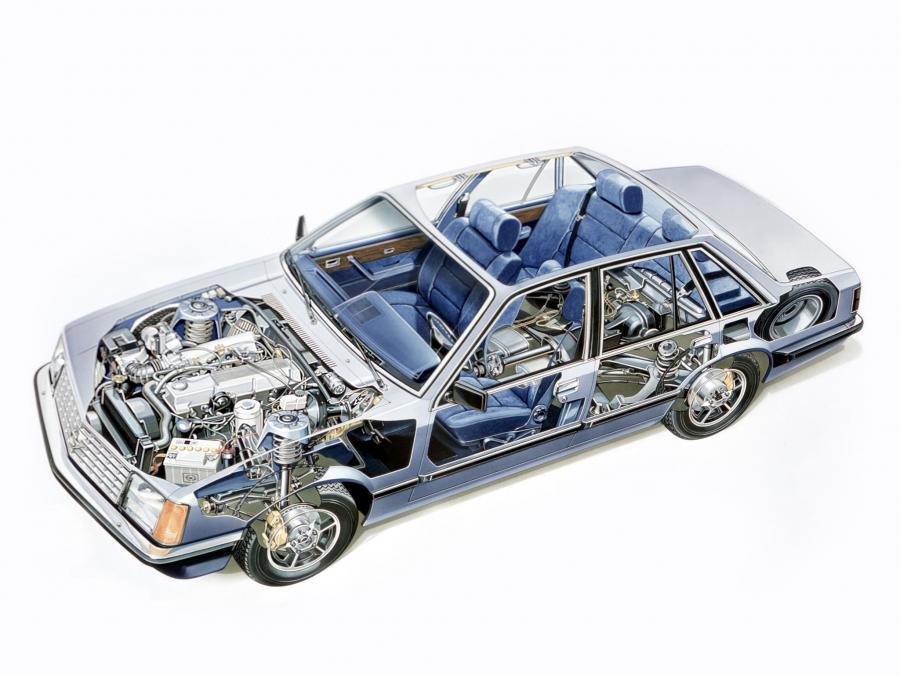 Схема Opel Senator 1978 года  (фото 22 из 22)